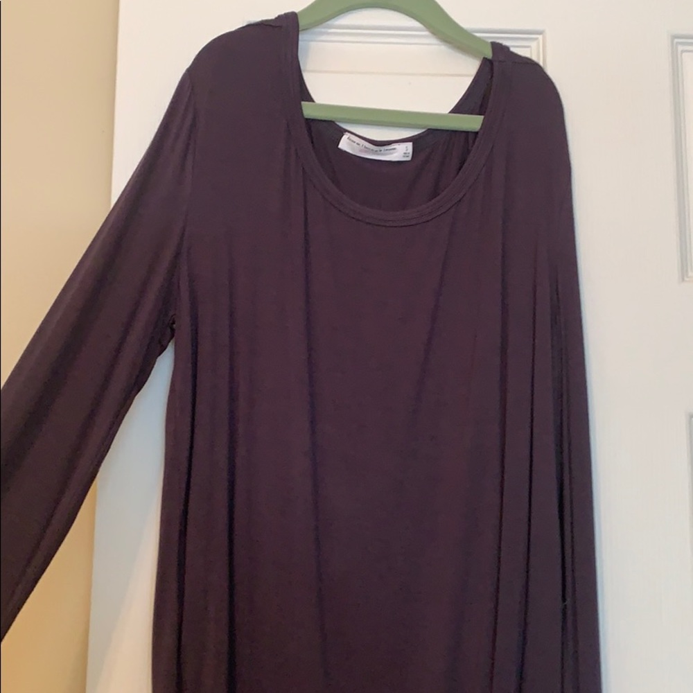 Grey long Sleeve Top